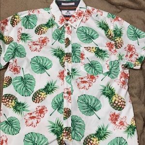 Tropical Hawaiian Print Shirt